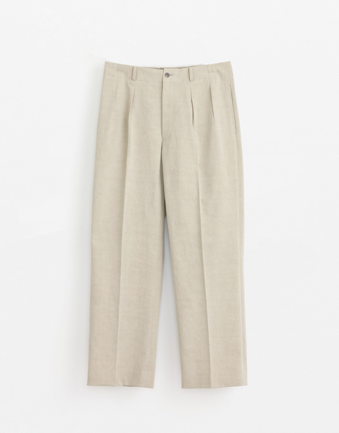 SSSTEIN - CUPRO TWILL OVERSIZED LS SHIRT (TAUPE) — EQUIPMENT